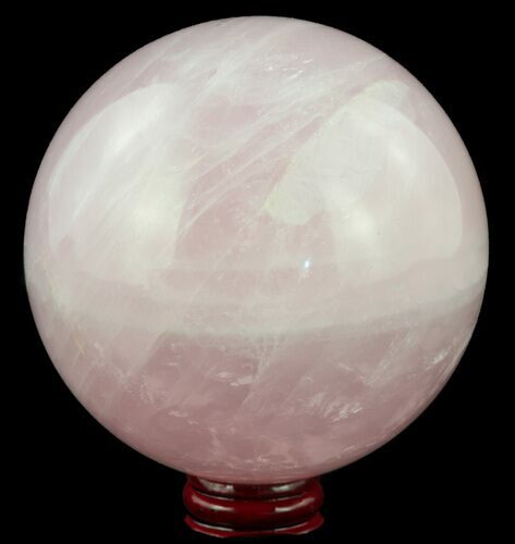 Polished Rose Quartz Sphere - Madagascar #52383